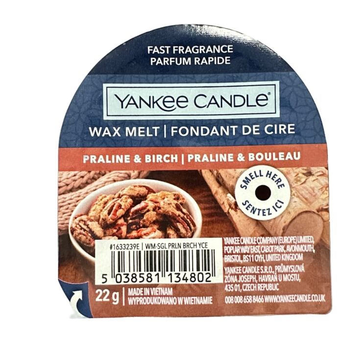 Yankee Candle Praline & Birch Wax Melt